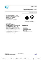 STBP112 datasheet pdf ST Microelectronics