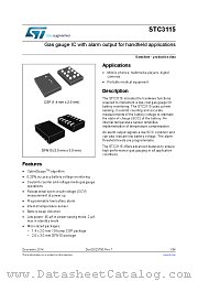 STC3115AIJT datasheet pdf ST Microelectronics