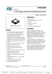 STCC2540IQTR datasheet pdf ST Microelectronics