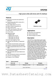 STCF05 datasheet pdf ST Microelectronics