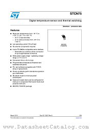 STCN75 datasheet pdf ST Microelectronics