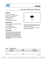 STCS05DR datasheet pdf ST Microelectronics