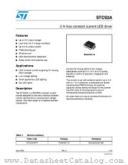 STCS2A datasheet pdf ST Microelectronics