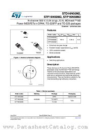 STF16N50M2 datasheet pdf ST Microelectronics