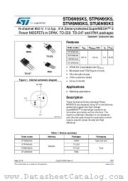 STW6N95K5 datasheet pdf ST Microelectronics