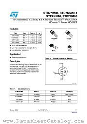 STF7NM80 datasheet pdf ST Microelectronics