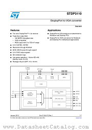 STDP3110 datasheet pdf ST Microelectronics