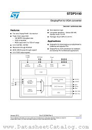 STDP3150 datasheet pdf ST Microelectronics