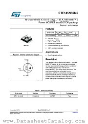 STE145N65M5 datasheet pdf ST Microelectronics