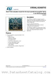 STEVAL-CCA057V2 datasheet pdf ST Microelectronics