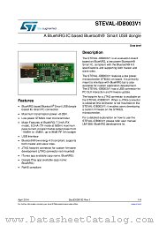 STEVAL-IDB003V1 datasheet pdf ST Microelectronics