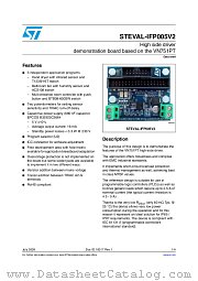 STEVAL-IFP005V2 datasheet pdf ST Microelectronics
