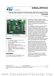 STEVAL-IFP015V2 datasheet pdf ST Microelectronics