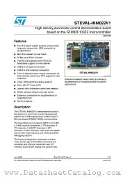 STEVAL-IHM022V1 datasheet pdf ST Microelectronics