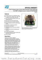 STEVAL-IHM028V1 datasheet pdf ST Microelectronics