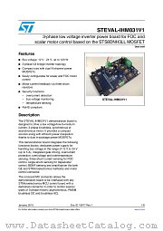 STEVAL-IHM031V1 datasheet pdf ST Microelectronics