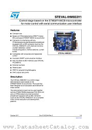 STEVAL-IHM033V1 datasheet pdf ST Microelectronics