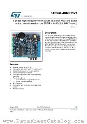 STEVAL-IHM035V2 datasheet pdf ST Microelectronics