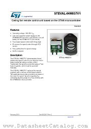 STEVAL-IHM037V1 datasheet pdf ST Microelectronics