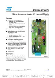 STEVAL-IHT004V1 datasheet pdf ST Microelectronics