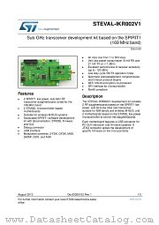 STEVAL-IKR002V1 datasheet pdf ST Microelectronics