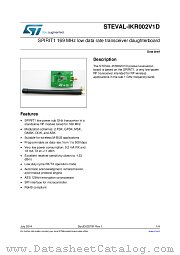 STEVAL-IKR002V1D datasheet pdf ST Microelectronics