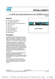 STEVAL-ILB007V1 datasheet pdf ST Microelectronics