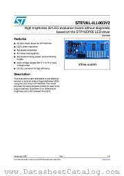 STEVAL-ILL003V2 datasheet pdf ST Microelectronics