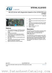STEVAL-ILL015V2 datasheet pdf ST Microelectronics