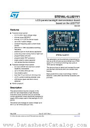 STEVAL-ILL021V1 datasheet pdf ST Microelectronics