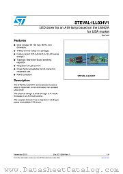 STEVAL-ILL034V1 datasheet pdf ST Microelectronics