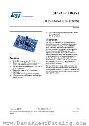 STEVAL-ILL049V1 datasheet pdf ST Microelectronics