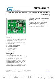 STEVAL-ILL051V2 datasheet pdf ST Microelectronics