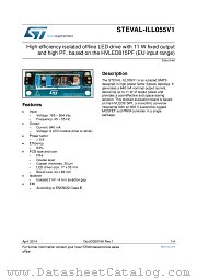 STEVAL-ILL055V1 datasheet pdf ST Microelectronics
