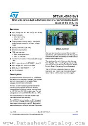 STEVAL-ISA010V1 datasheet pdf ST Microelectronics