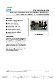 STEVAL-ISA019V3 datasheet pdf ST Microelectronics