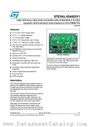 STEVAL-ISA052V1 datasheet pdf ST Microelectronics