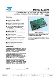 STEVAL-ISA052V2 datasheet pdf ST Microelectronics