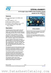 STEVAL-ISA060V1 datasheet pdf ST Microelectronics