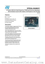STEVAL-ISA084V1 datasheet pdf ST Microelectronics
