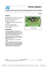 STEVAL-ISA096V1 datasheet pdf ST Microelectronics