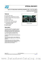 STEVAL-ISA104V1 datasheet pdf ST Microelectronics