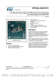 STEVAL-ISA107V1 datasheet pdf ST Microelectronics