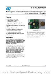 STEVAL-ISA112V1 datasheet pdf ST Microelectronics