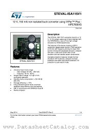 STEVAL-ISA115V1 datasheet pdf ST Microelectronics