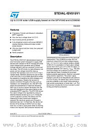STEVAL-ISV015V1 datasheet pdf ST Microelectronics