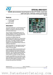 STEVAL-MKI103V1 datasheet pdf ST Microelectronics