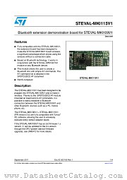 STEVAL-MKI115V1 datasheet pdf ST Microelectronics