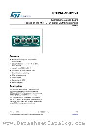 STEVAL-MKI129V3 datasheet pdf ST Microelectronics