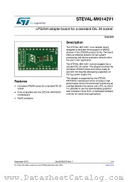STEVAL-MKI142V1 datasheet pdf ST Microelectronics